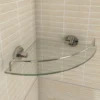 Accents Matrix Glass Corner Shelf 11 Accents Matrix Glass Corner Shelf -Victorian Plumbing Shop optac040 l3