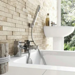Orchard Derwent Bath Shower Mixer Tap - Chrome