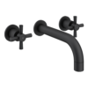 Pablo Matt Black Crosshead 3TH Basin Mixer Tap 4 Pablo Matt Black Crosshead 3TH Basin Mixer Tap -Victorian Plumbing Shop pab14blk l2
