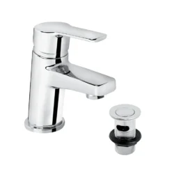 Bristan - Pisa Basin Mixer With Clicker Waste - Chrome