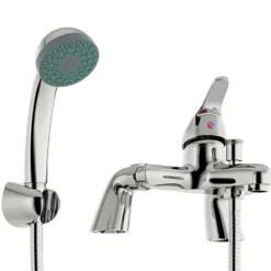 Clarity Single Lever Chrome Bath Shower Mixer Tap -Victorian Plumbing Shop pultap02 l3