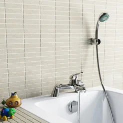 Clarity Single Lever Chrome Bath Shower Mixer Tap -Victorian Plumbing Shop pultap02 l4