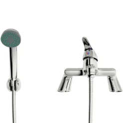 Clarity Single Lever Chrome Bath Shower Mixer Tap -Victorian Plumbing Shop pultap02 l6