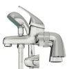 Clarity Single Lever Chrome Bath Shower Mixer Tap -Victorian Plumbing Shop pultap02 l7