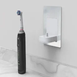 Proofvision Oral-B In Wall Electric Toothbrush Charger - Brushed Steel