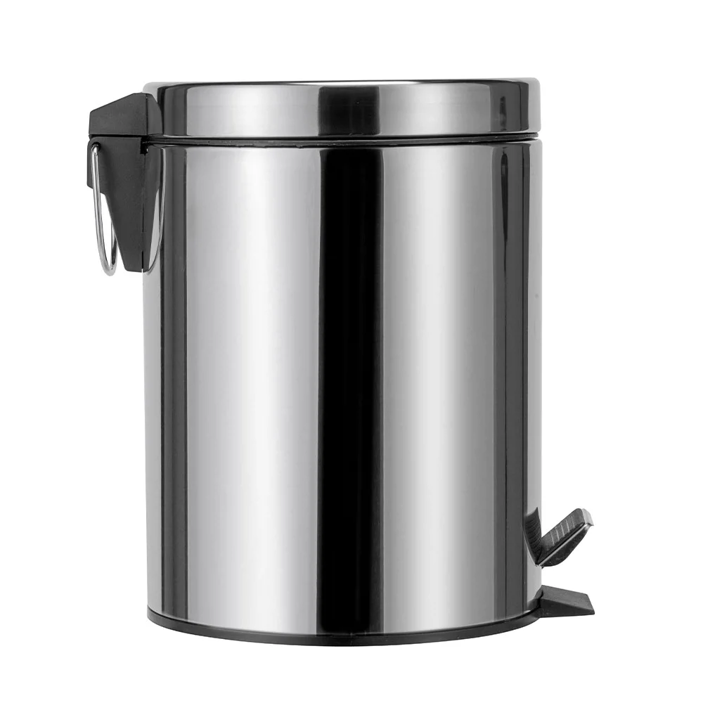 Croydex 5 Litre Stainless Steel Pedal Bin 2 Croydex 5 Litre Stainless Steel Pedal Bin - Image 2