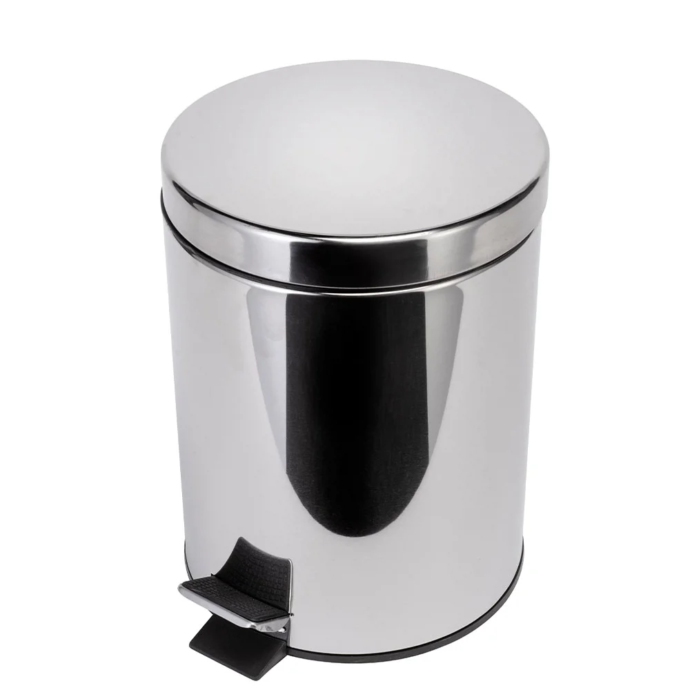 Croydex 5 Litre Stainless Steel Pedal Bin 3 Croydex 5 Litre Stainless Steel Pedal Bin - Image 3