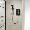 Triton Amala 9.5kw Electric Shower - Black/Brushed Brass -Victorian Plumbing Shop reama87 d4
