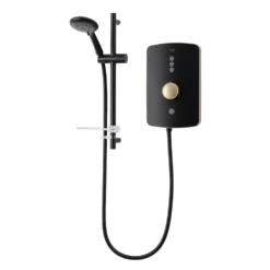 Triton Amala 9.5kw Electric Shower - Black/Brushed Brass -Victorian Plumbing Shop reama87 l