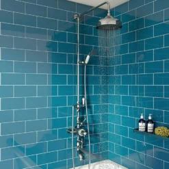 The Bath Co. Camberley Thermostatic Exposed Mixer Shower With Bath Filler -Victorian Plumbing Shop shs29 l3