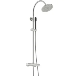 Orchard Derwent Round Head Shower Riser System -Chrome -Victorian Plumbing Shop shs4 l5