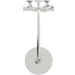 Orchard Derwent Chrome Round Head Shower Riser System -Victorian Plumbing Shop shs4a l2