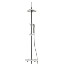 Orchard Derwent Chrome Round Head Shower Riser System