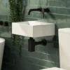 Arezzo Square Matt Black Modern Basin Bottle Trap 2 Arezzo Square Matt Black Modern Basin Bottle Trap -Victorian Plumbing Shop sqbotblk d1