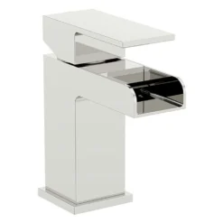 Orchard Derwent Square Waterfall Basin Mixer Tap - Chrome