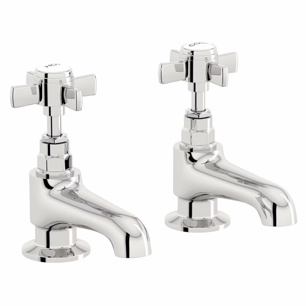 Orchard Dulwich Bath Pillar Taps - Chrome 5 Orchard Dulwich Bath Pillar Taps - Chrome - Image 5