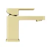 Toreno Modern Brushed Brass Basin Mono Mixer Tap -Victorian Plumbing Shop tbbtap d2