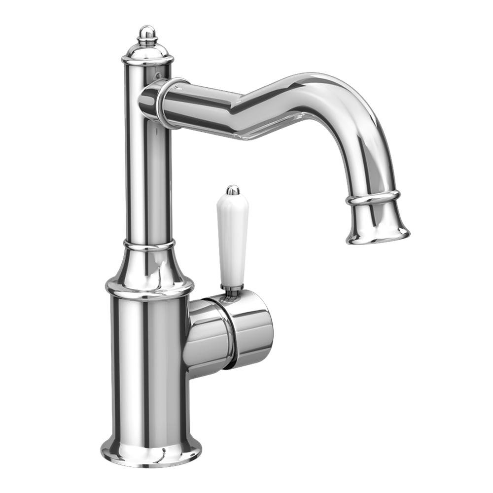 Trafalgar Traditional Chrome Mono Basin Mixer Tap 2 Trafalgar Traditional Chrome Mono Basin Mixer Tap - Image 2