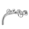 Hudson Reed Revolution Industrial 3TH Wall Mounted Basin Mixer -Victorian Plumbing Shop tiw317 l