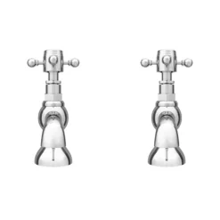 Chatsworth 1928 Traditional 5 Inch Spout Crosshead Pillar Basin Taps -Victorian Plumbing Shop trad01d d4