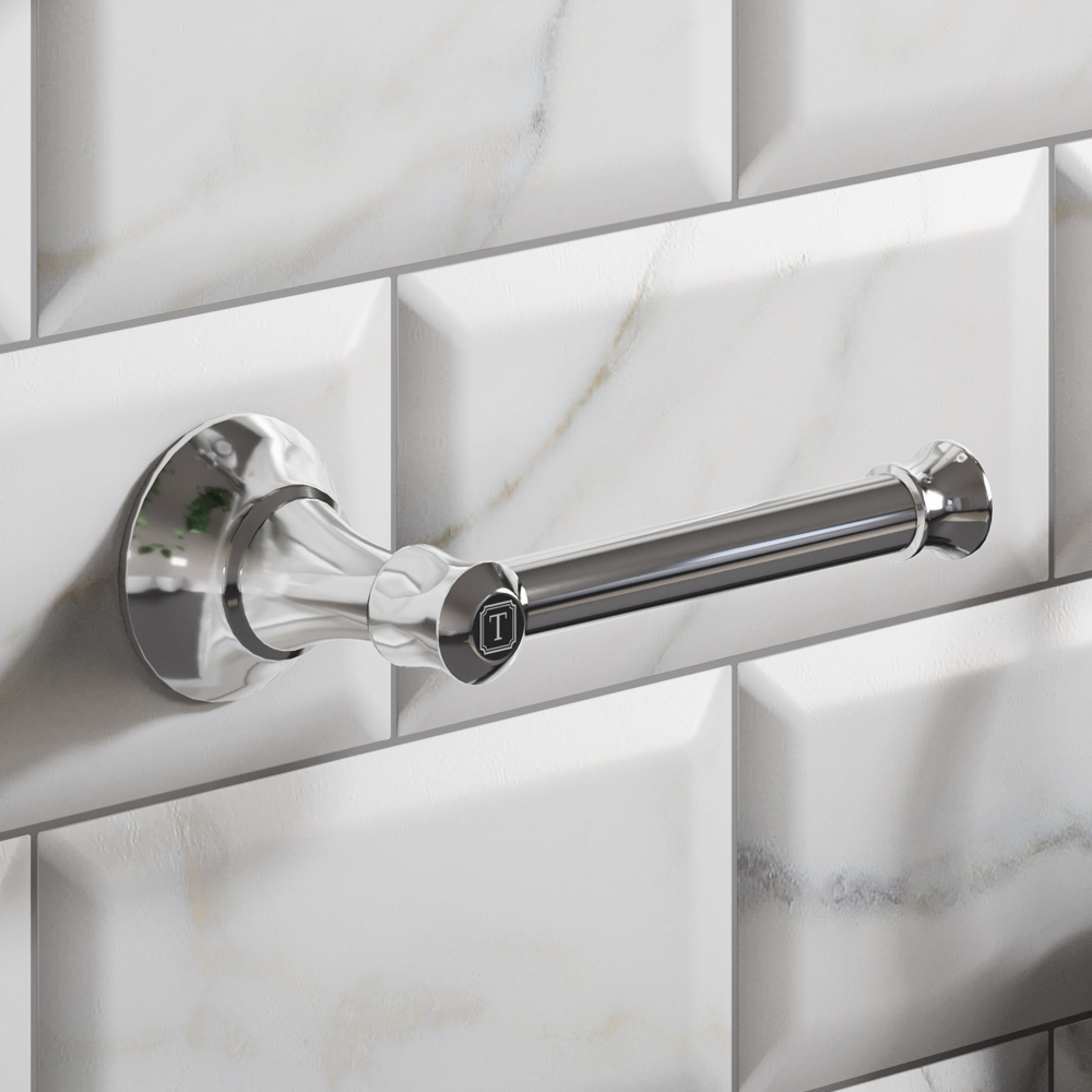 Trafalgar Toilet Roll Holder - Chrome 4 Trafalgar Toilet Roll Holder - Chrome - Image 4