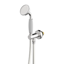 Trafalgar Outlet Elbow With Parking Bracket, Flex & Handset - Chrome