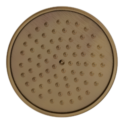 Trafalgar Traditional Rigid Riser With 200mm Round Apron Shower Head, Hand Shower And Diverter Antique Brass -Victorian Plumbing Shop tsv11rr1ab d5