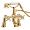 Deva Tudor Bath Shower Mixer - Gold 7 Deva Tudor Bath Shower Mixer - Gold -Victorian Plumbing Shop tud03501newl