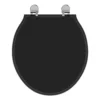 Ideal Standard Waverley Black Standard Toilet Seat & Cover 3 Ideal Standard Waverley Black Standard Toilet Seat & Cover -Victorian Plumbing Shop u0248gb l
