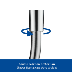 Duravit 1.6m Universal Shower Flex Hose -Chrome