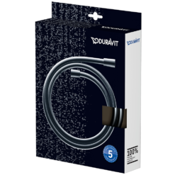 Duravit 1.25m Universal Shower Flex Hose -Chrome -Victorian Plumbing Shop uv0610006010 d5