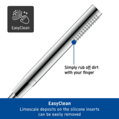 Duravit Universal MinusFlow Round Shower Handset - Chrome -Victorian Plumbing Shop uv0642001010 d5