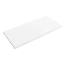 Venice Floating Basin Shelf (Gloss White - 1000mm Wide)