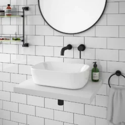 Venice Floating Basin Shelf (Gloss White - 600mm Wide) 7 Venice Floating Basin Shelf (Gloss White - 600mm Wide) -Victorian Plumbing Shop v6gwslfd4