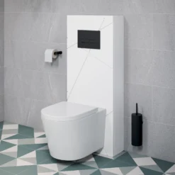 Foundry Wall Mounted Toilet Brush - Matt Black -Victorian Plumbing Shop voywcuaw d3a