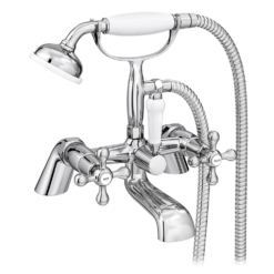 Victoria Traditional Bath Shower Mixer Tap With Handset