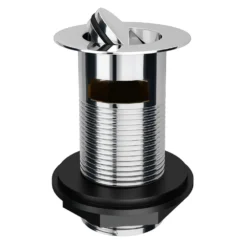 Chrome Slotted Flip Top Basin Waste