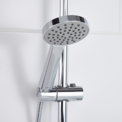 Bristan Zing2 Thermostatic Bar Shower Valve And Rigid Riser Kit - Chrome -Victorian Plumbing Shop zi shxdivsmff c 2